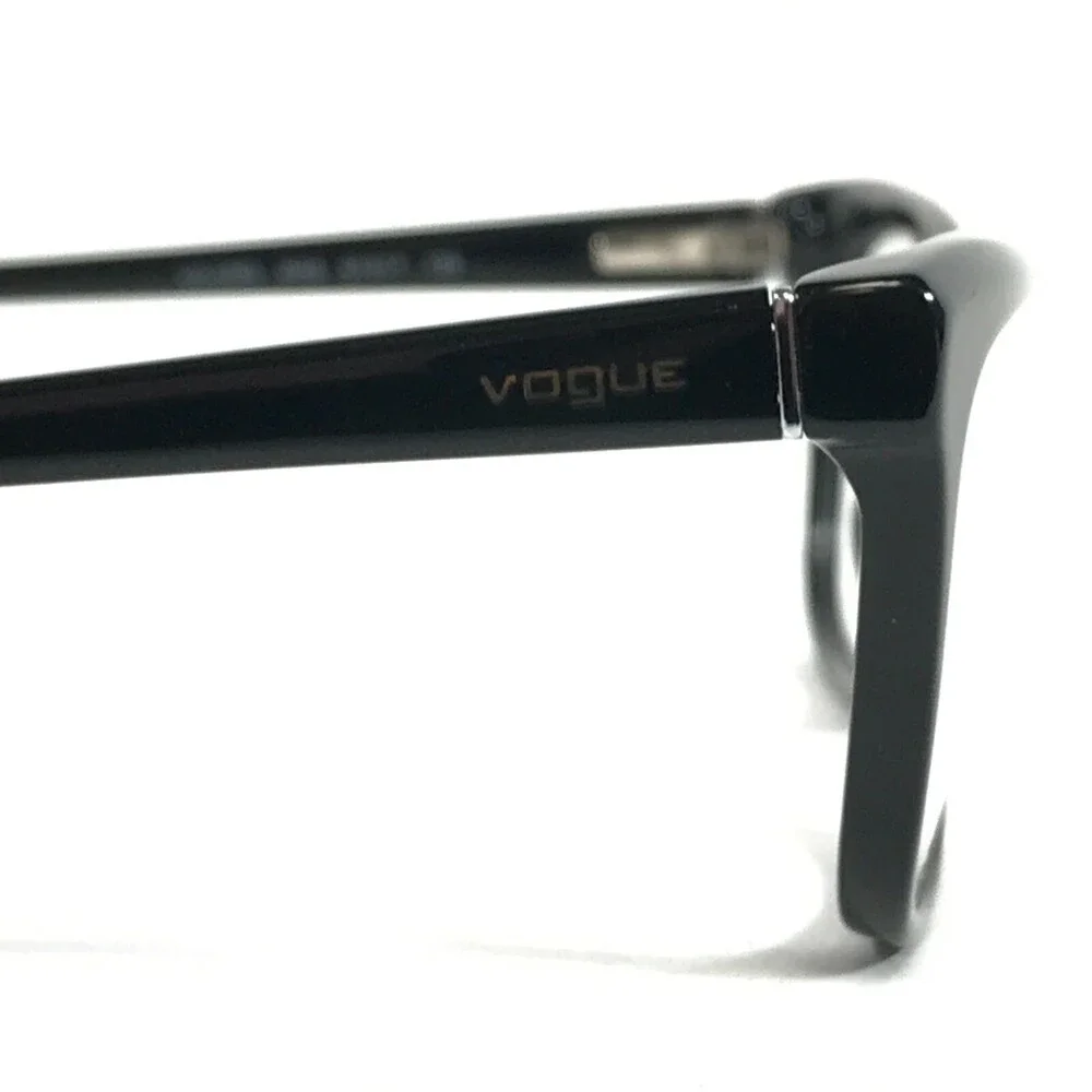 Vogue Eyeglasses Frames VO2763 W44 Shiny Black Cat Eye Full Rim 51-17-135